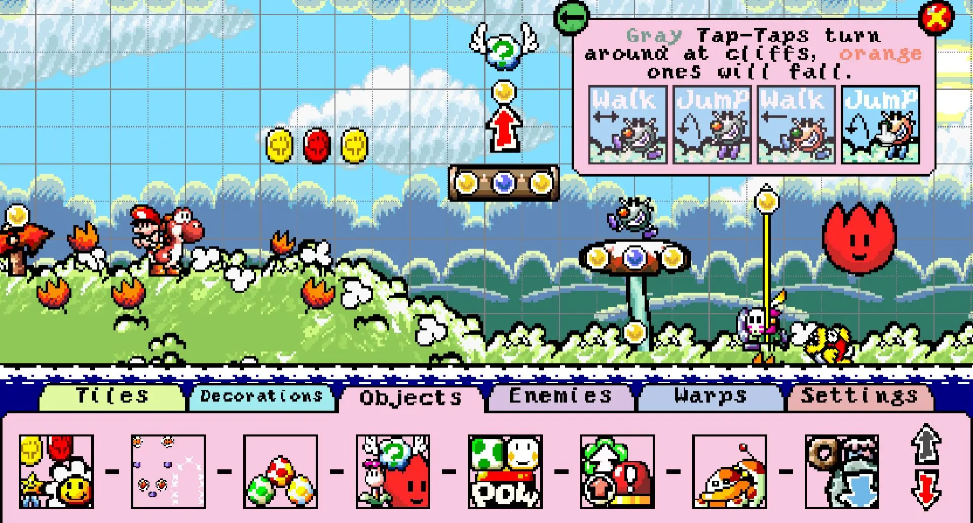 Super Mario Construct 2: Yoshi's Fabrication Station