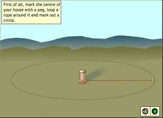 Build an Iron Age house.