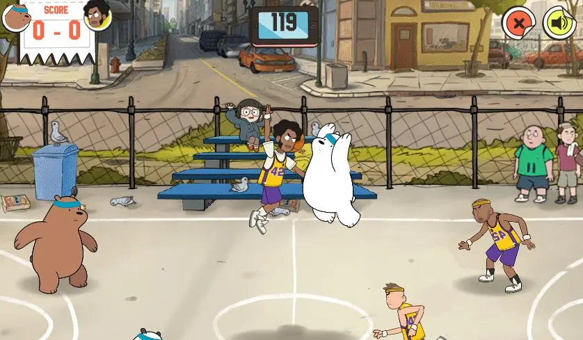 We Bare Bears: Bearsketball