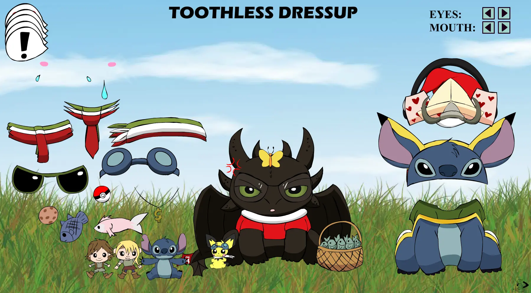 Toothless Dressup