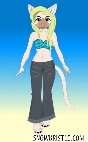 Anime cat girl