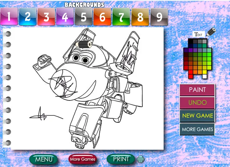Super Wings Drawing Artist