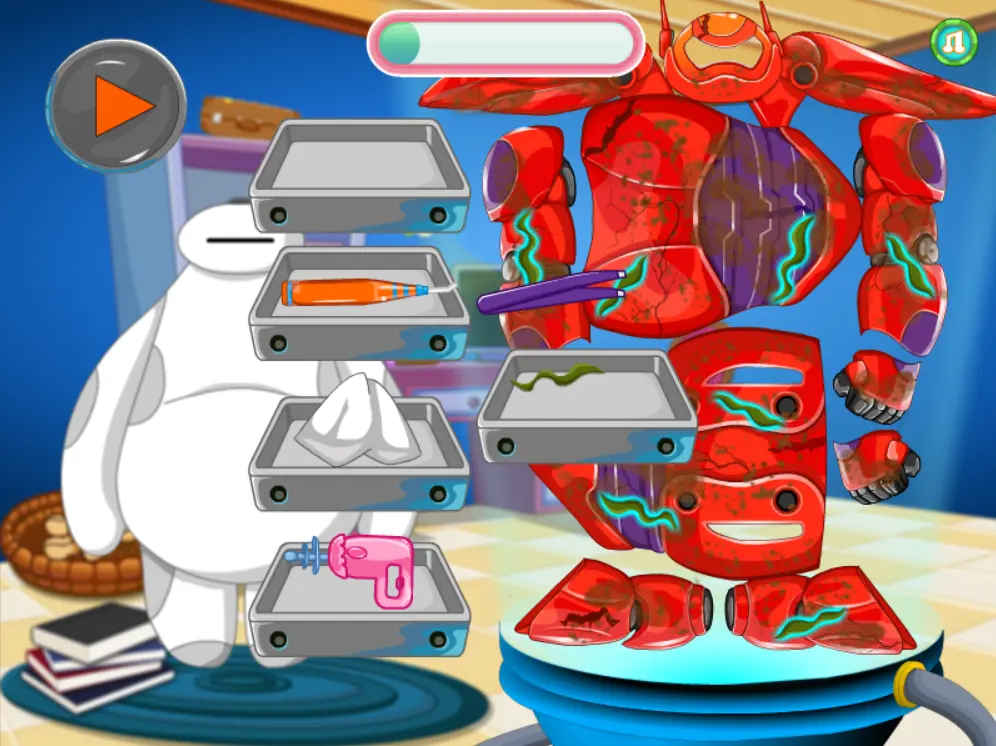 Baymax Armor Maintenance