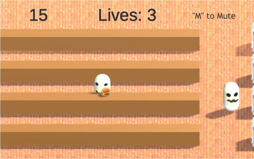 A Game in Which You Sling Hamburgers in a Fashion Reminiscent of The Arcade Game Tapper