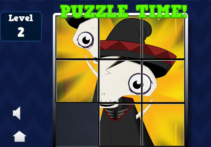 Felipe Femur: Halloween Slide Puzzle