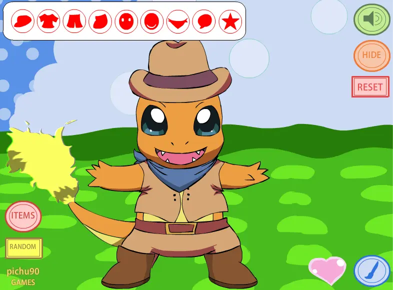 Charmander Dressup '16