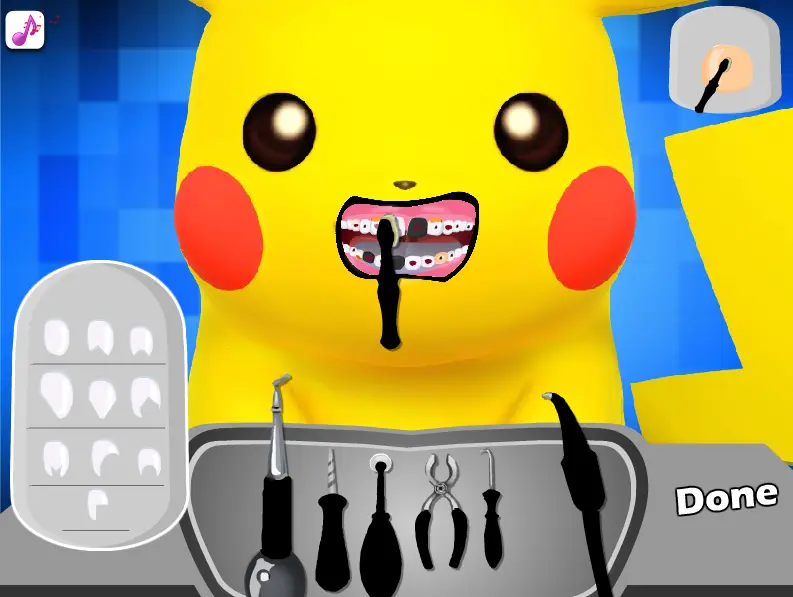 Pikachu Teeth Problem