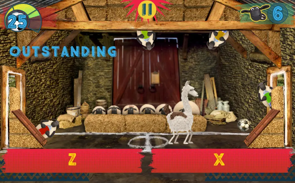 Shaun the Sheep The Farmer's Llamas: Llama League Lite