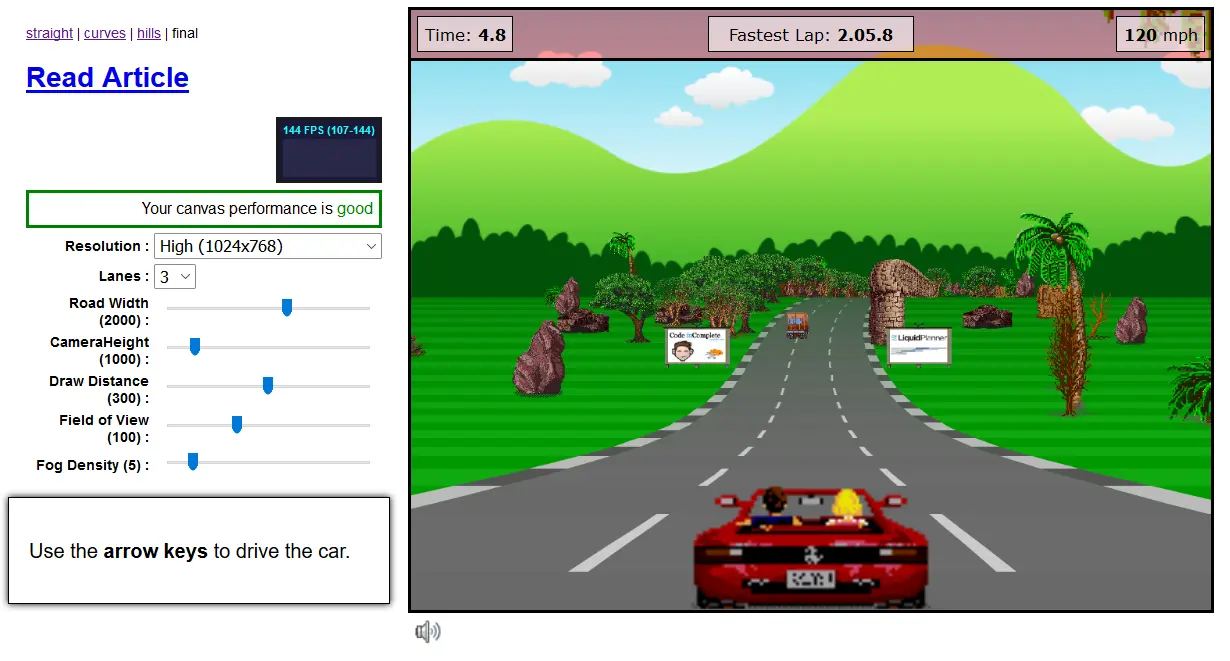 HTML5 Outrun