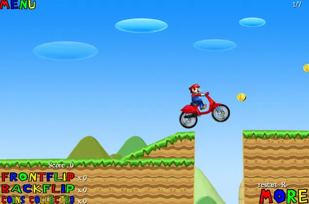 Mario Bros Motobike