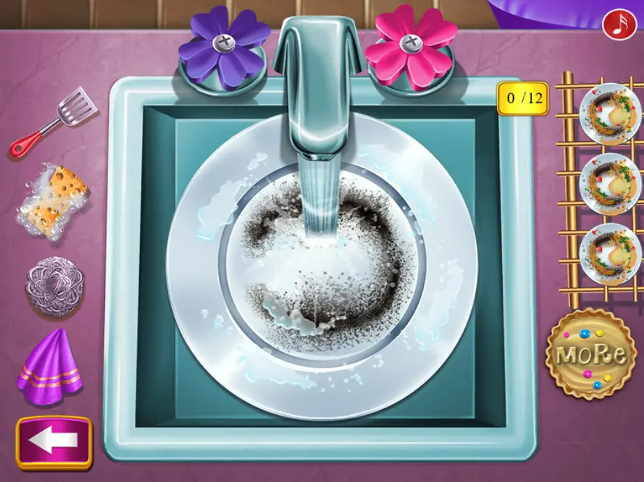 Doll Dish Washing