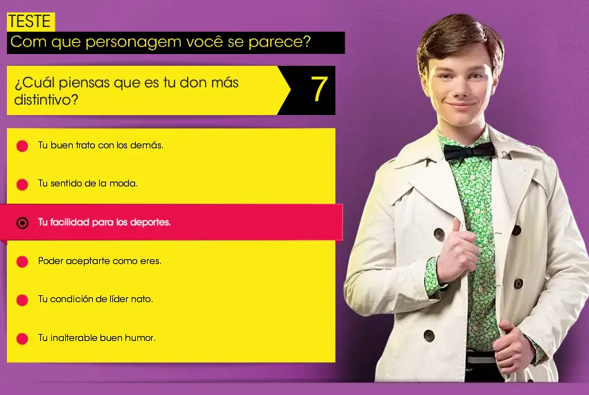 Com que personagem você se parece?