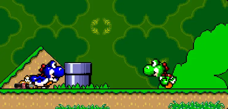 Blue Yoshi's Coke 2