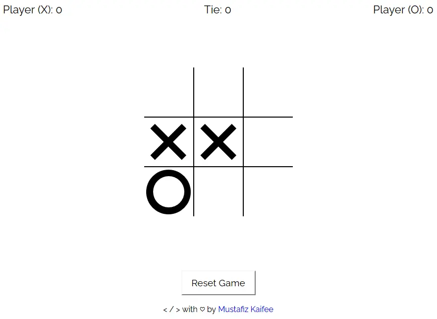 Tic Tac Toe