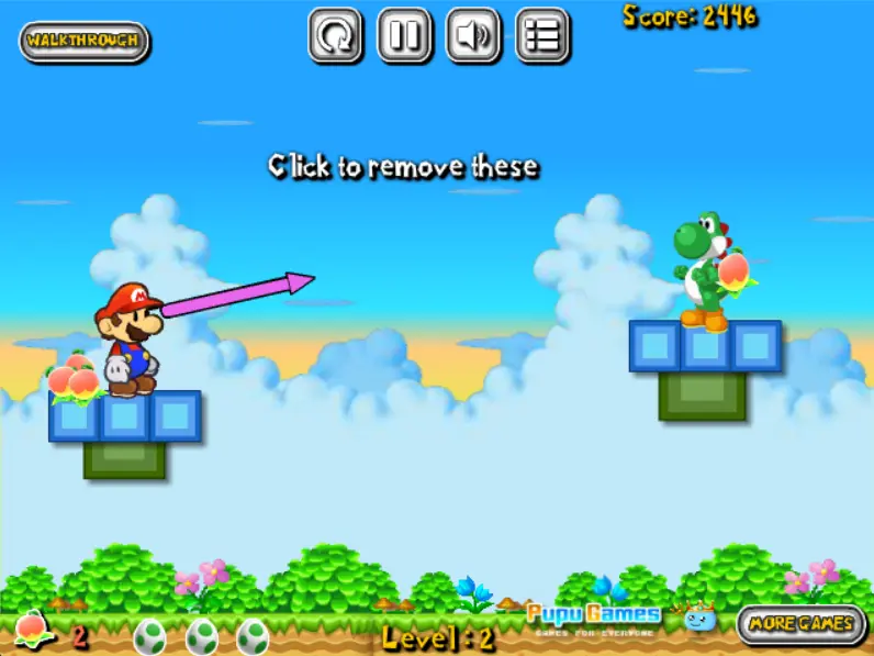 Super Mario Yoshi Feeding