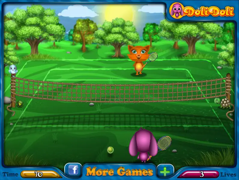 Toto and Sisi Play Tennis