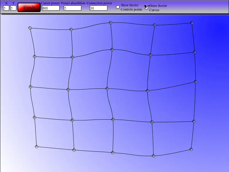 Bezier fabric