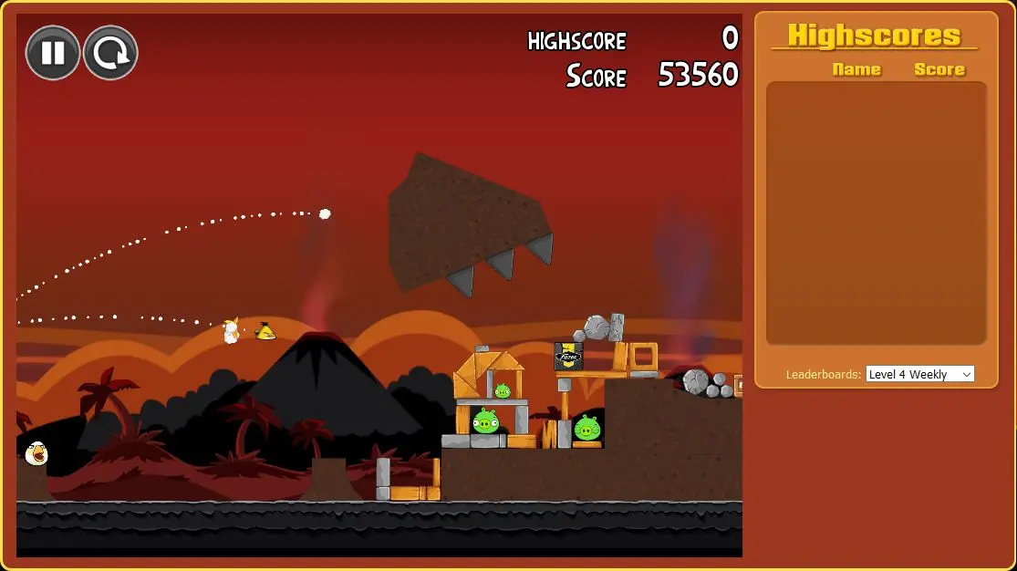 Angry Birds Tyrkisk Peber Volcano