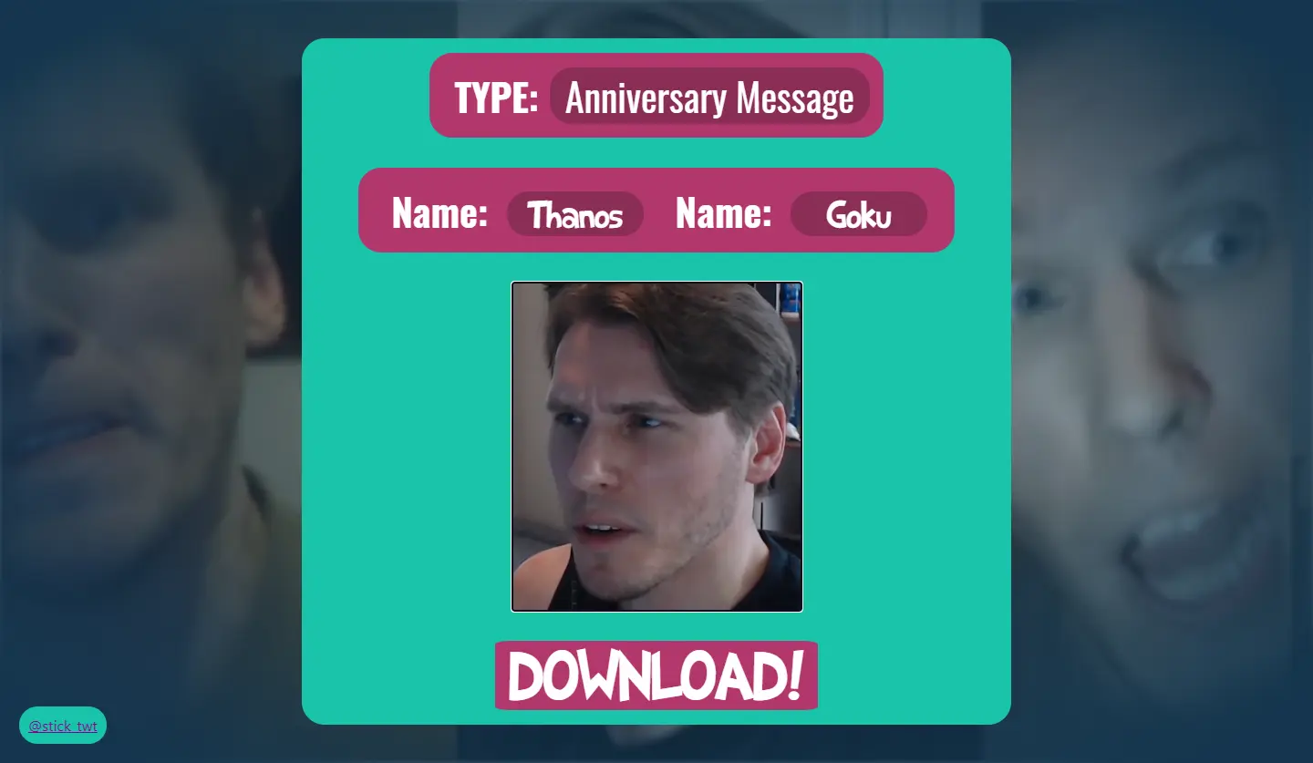 YOUR PERSONAL MESSAGE!!: FREE Happy Birthday or Anniversary Message from the 'When the imposter is sus!' guy!!
