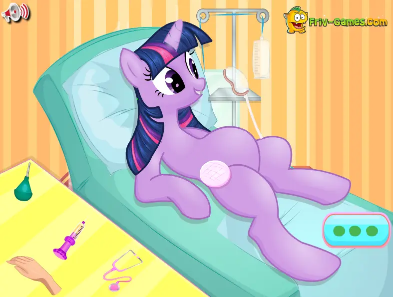 My Little Pony Pregnant Sparkle Check Up