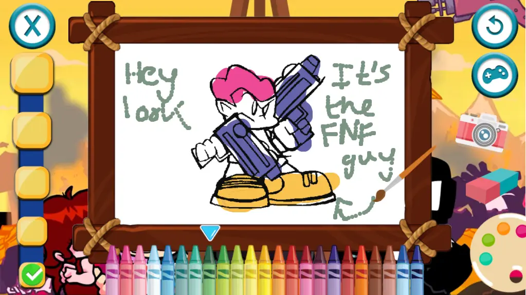 Friday Night Funkin' Coloring