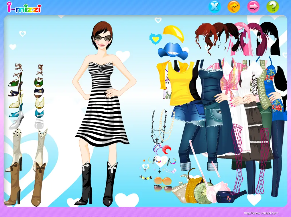 Cute French Girl Dressup