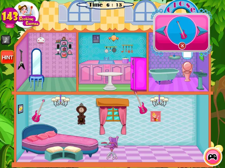 Winx Club Doll House Decor