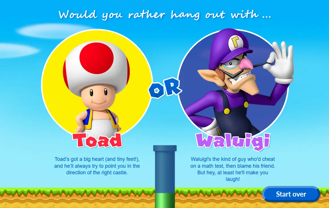Who’s Your Mushroom Kingdom BFF?