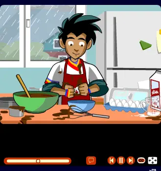 Baking a Cake - Review: Gerunds, Infinitives