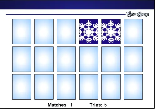 Holiday Memory Game