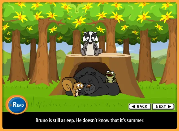 The lazy bear