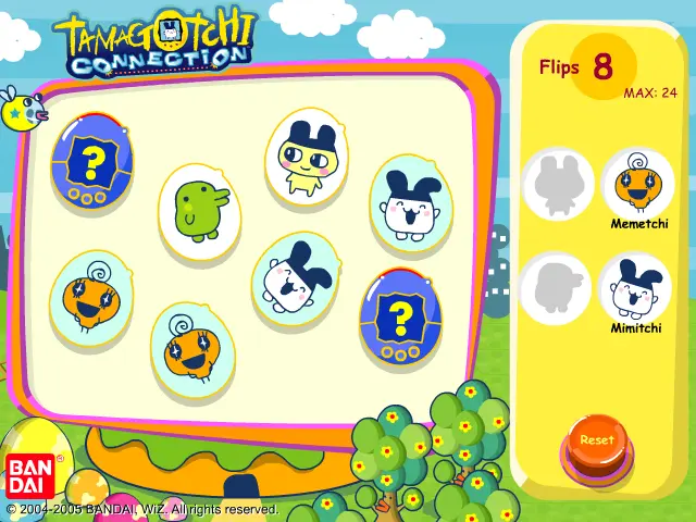 Tamagotchi Match Cards Game