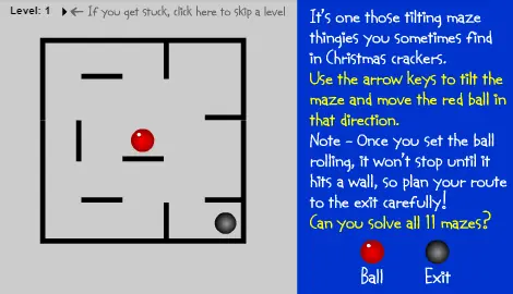 Tilting Maze
