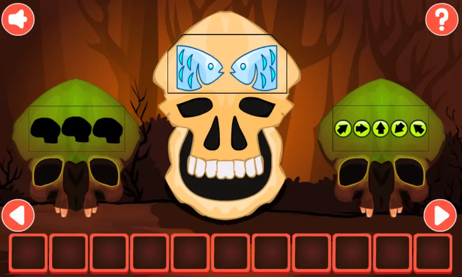 Brown Skull Forest Escape