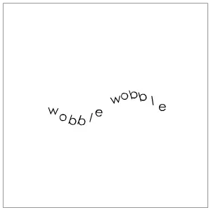 Waving, Wobbling Text