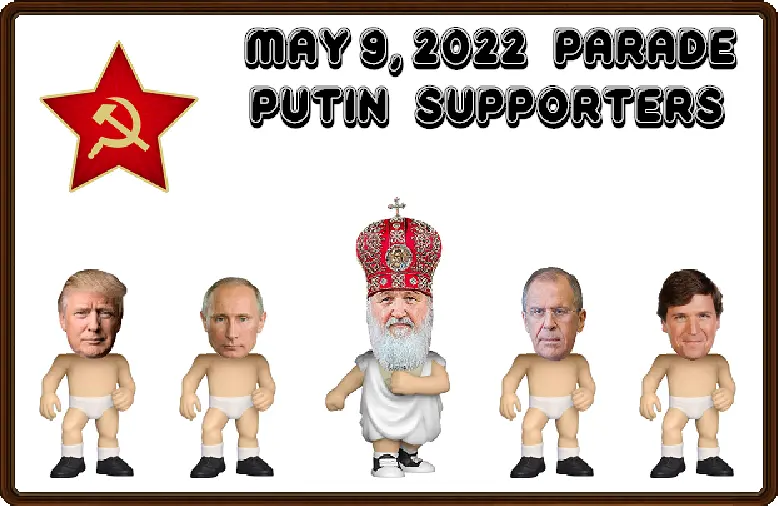 May 9, 2022 Parade Putin Supporters