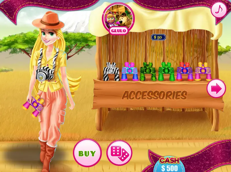 Disney Princesses Safari Trip