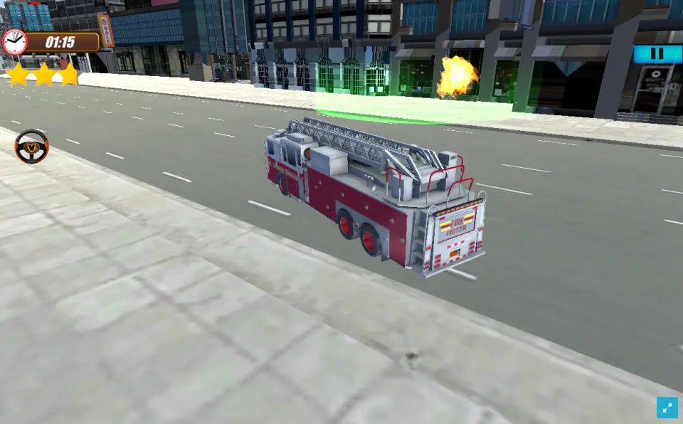 Real Truck Fire Drive Sim