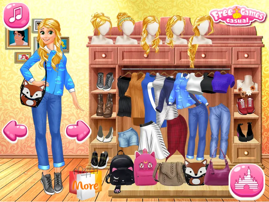 Princesses Street Fashion Shopping