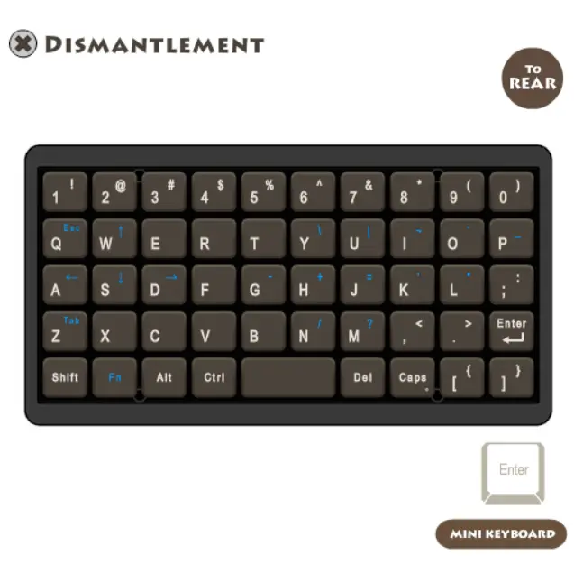 Dismantlement Mini keyboard