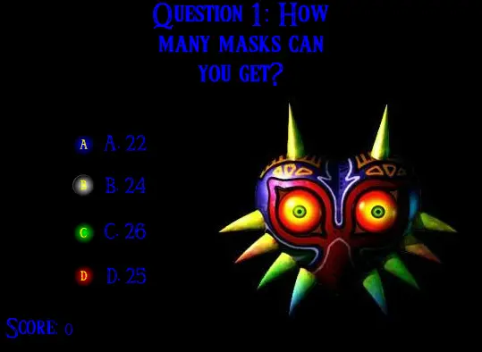 Majora's Mask Quiz