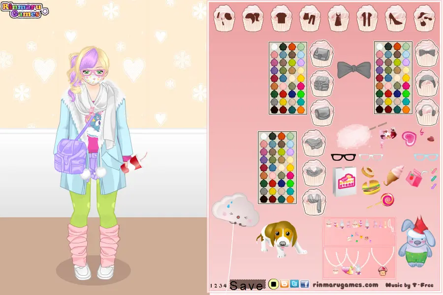 Kawaii Chubby Girl Dress Up Game