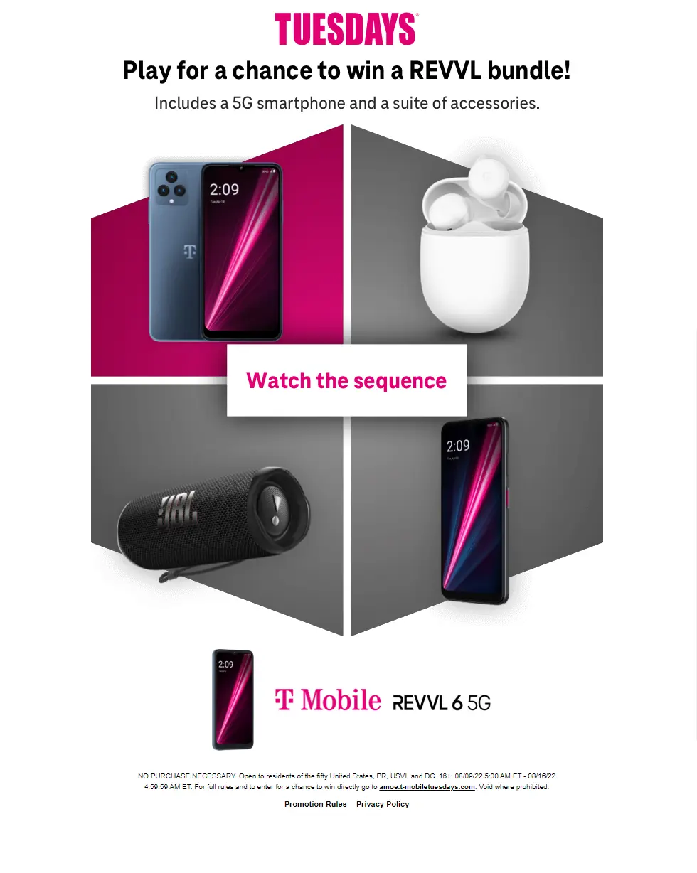 T-Mobile Tuesdays: Win a REVVL Bundle!