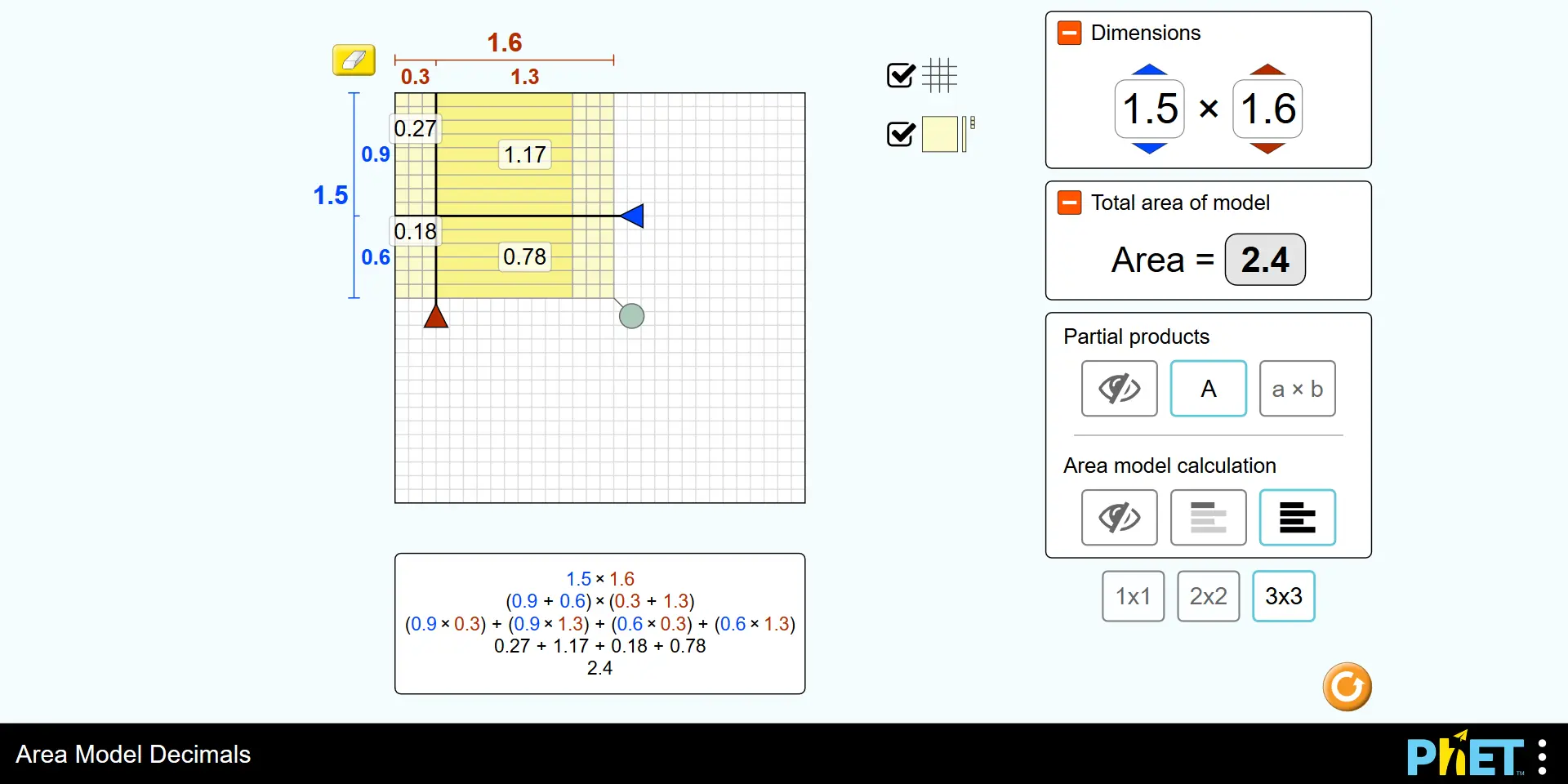 Area Model Decimals