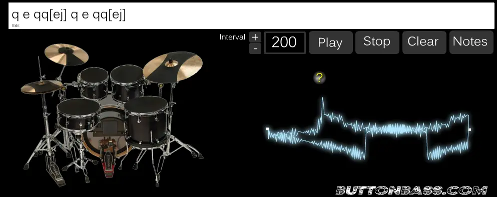 ButtonBass Player Drums