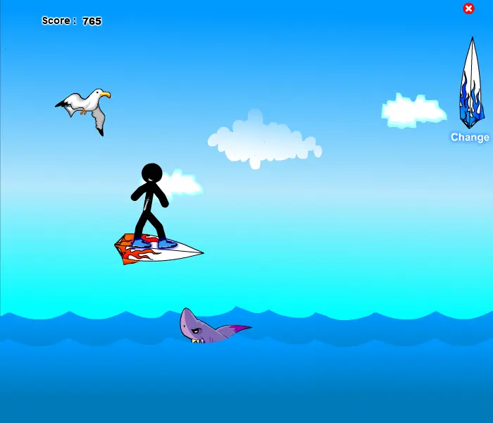 stick vs Sharks