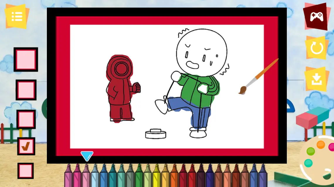 Squid Game Coloring