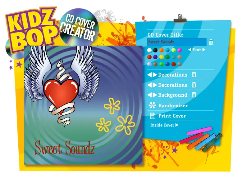 Kidz Bop CD Cover Creator