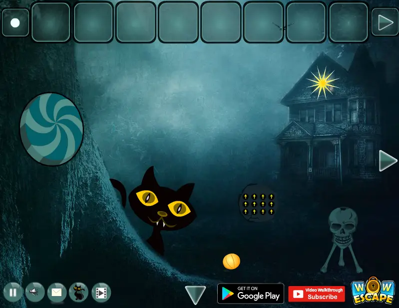 Scary Black Cat Forest Escape