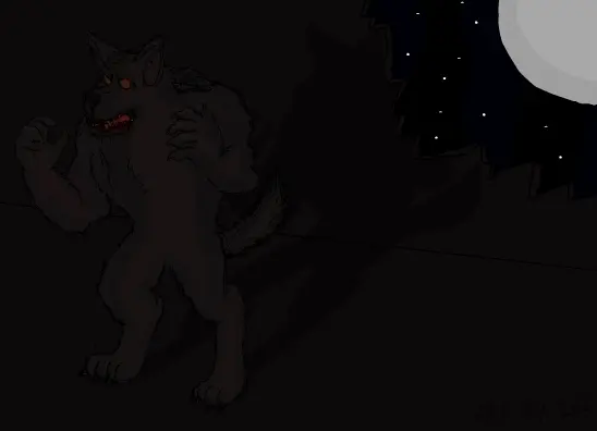 Just a werewolf....